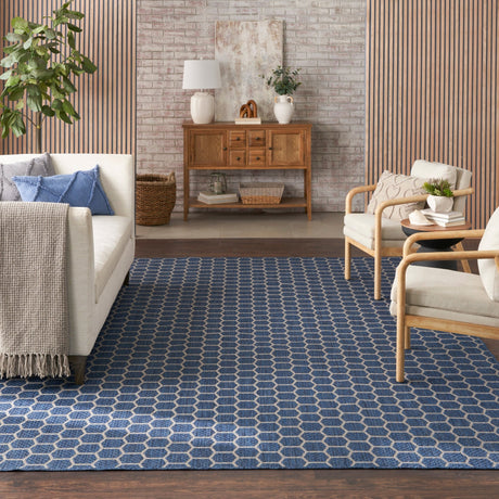 Nourison Twist Reversible Tws01 Blue Rug - Nourison - 99446962539