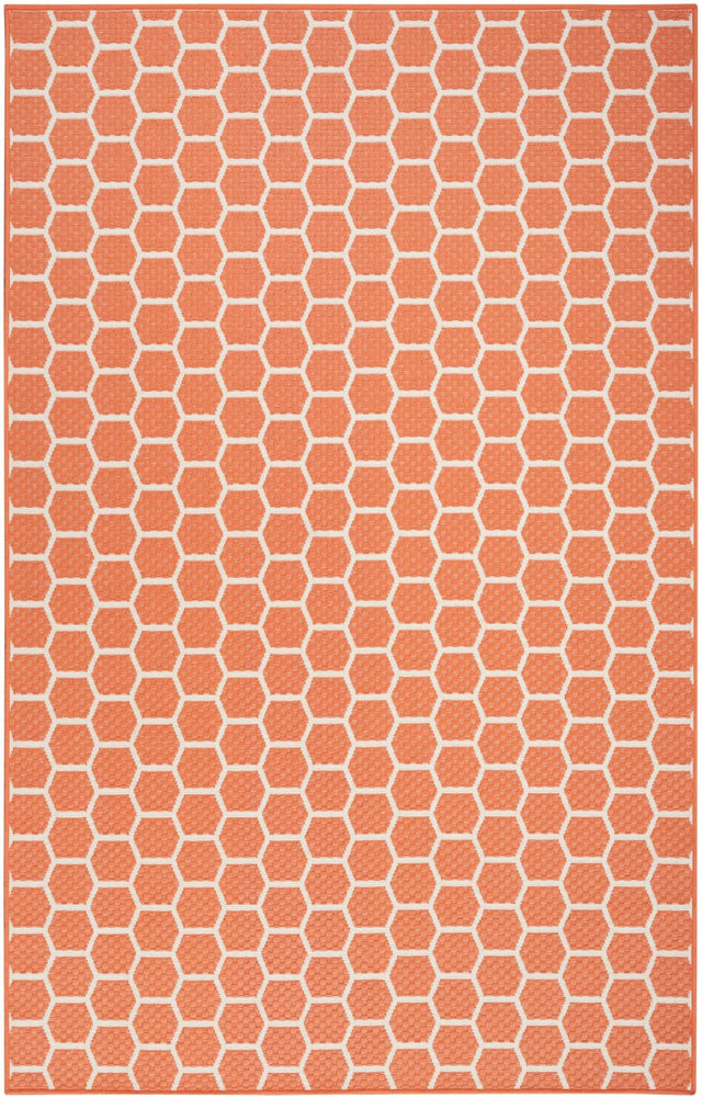 Nourison Twist Reversible Tws01 Coral Rug - Nourison - 99446962324