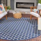 Nourison Twist Reversible Tws01 Navy Rug - Nourison - 99446962638