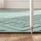 Nourison Versatile Nrv01 Aqua Teal Rug - 99446043504