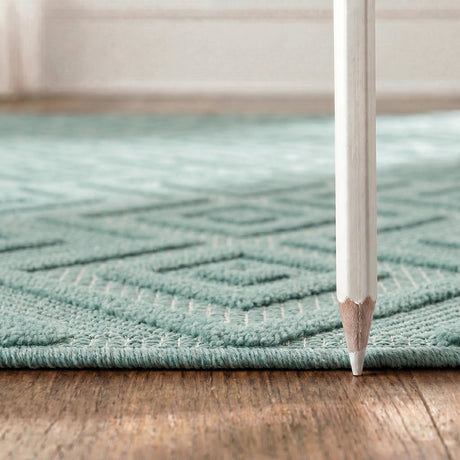Nourison Versatile Nrv01 Aqua Teal Rug - 99446043504