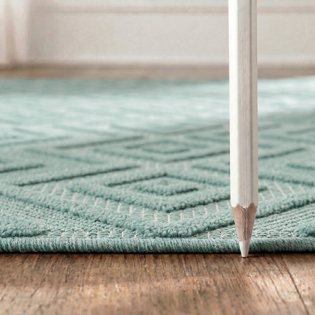 Nourison Versatile Nrv01 Aqua Teal Rug - 99446043504