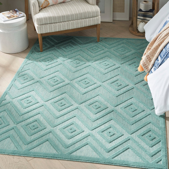 Nourison Versatile Nrv01 Aqua/Teal Rug - Nourison - 99446043504