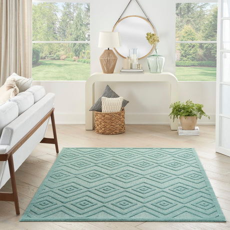 Nourison Versatile Nrv01 Aqua/Teal Rug - Nourison - 99446043504