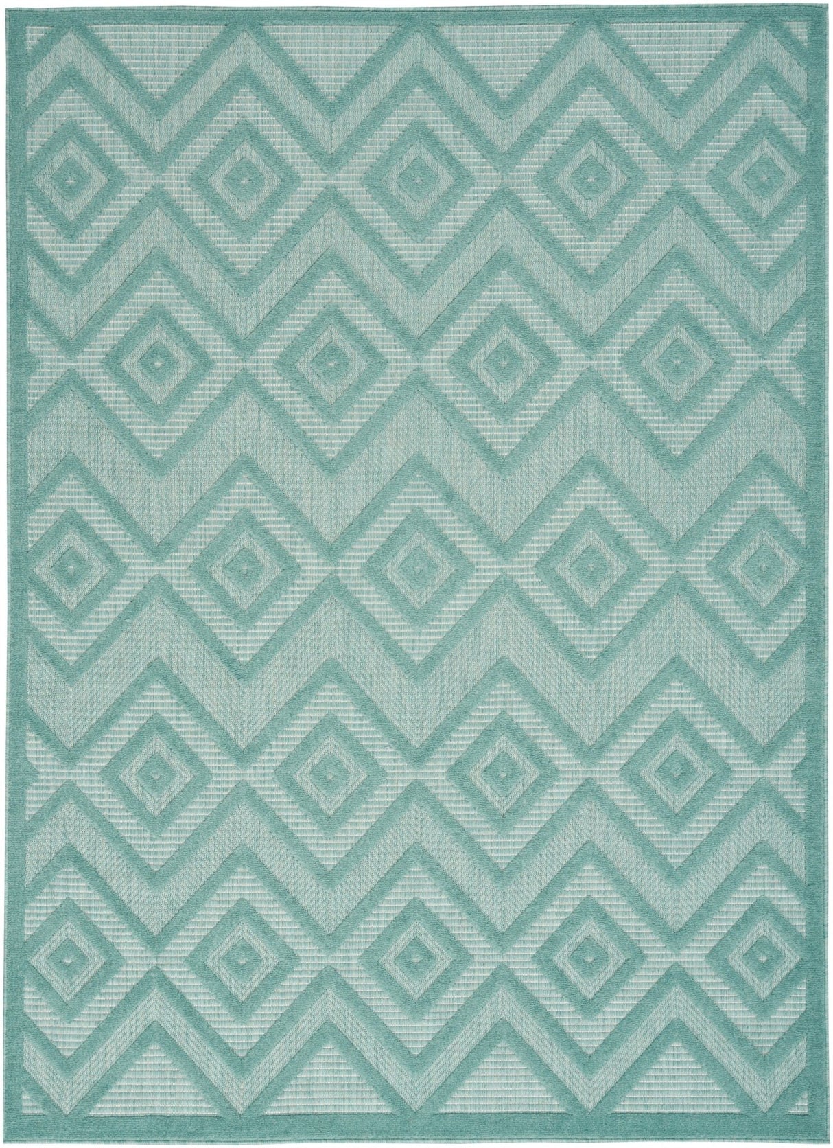Nourison Versatile Nrv01 Aqua/Teal Rug - Nourison - 99446043504
