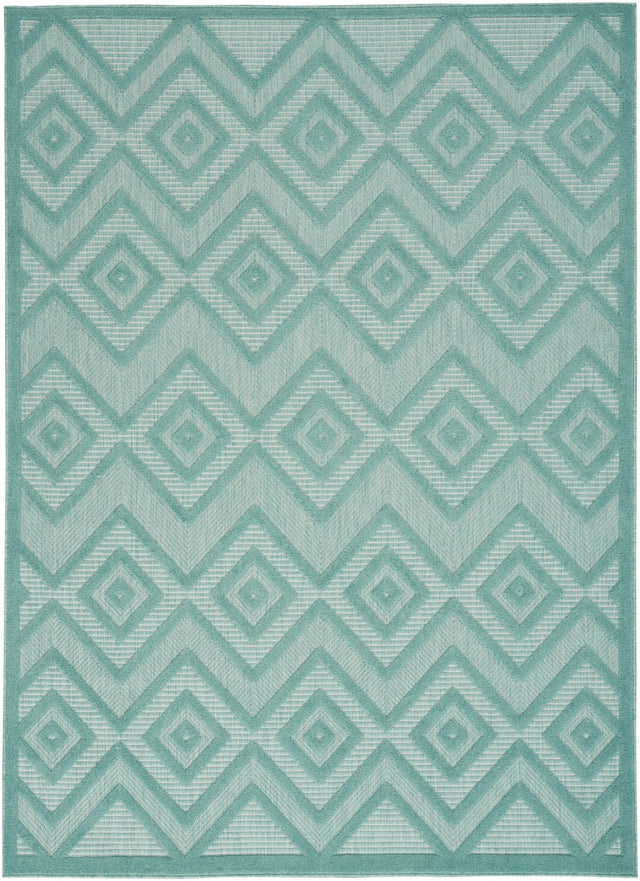 Nourison Versatile Nrv01 Aqua/Teal Rug - Nourison - 99446043504