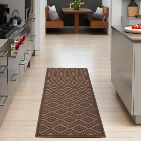 Nourison Versatile NRV01 Brown Contemporary Area Rugs - 841491115602
