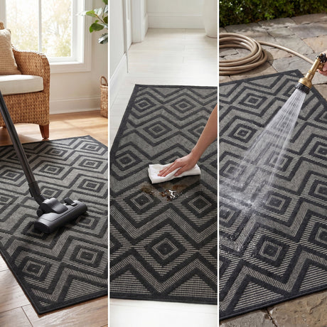 Nourison Versatile Nrv01 Charcoal Black Rug - 99446043498