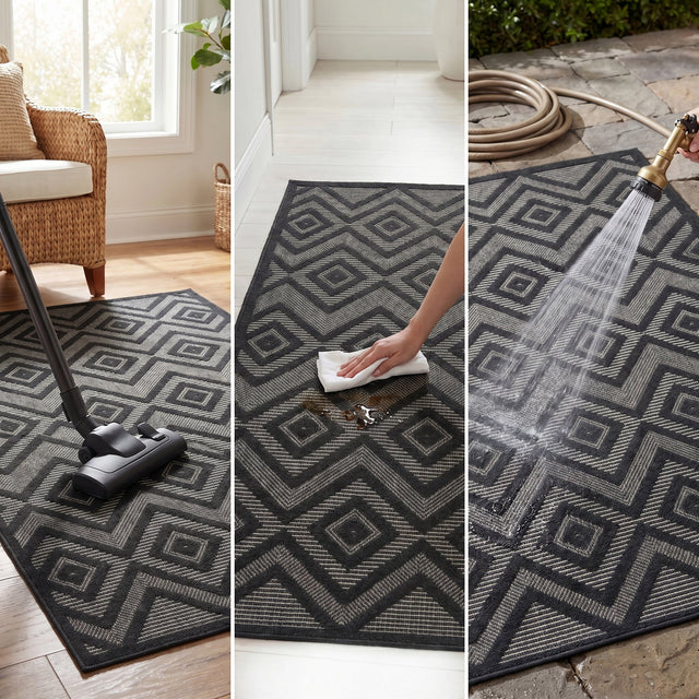 Nourison Versatile Nrv01 Charcoal Black Rug - 99446043498