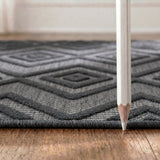 Nourison Versatile Nrv01 Charcoal Black Rug - 99446043498