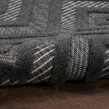 Nourison Versatile Nrv01 Charcoal/Black Rug - Nourison - 99446043498
