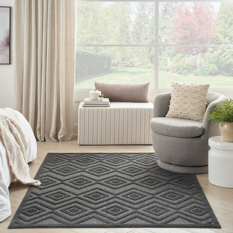 Nourison Versatile Nrv01 Charcoal/Black Rug - Nourison - 99446043498