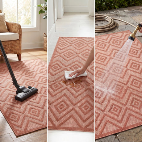 Nourison Versatile Nrv01 Coral Orange Rug - 99446043412