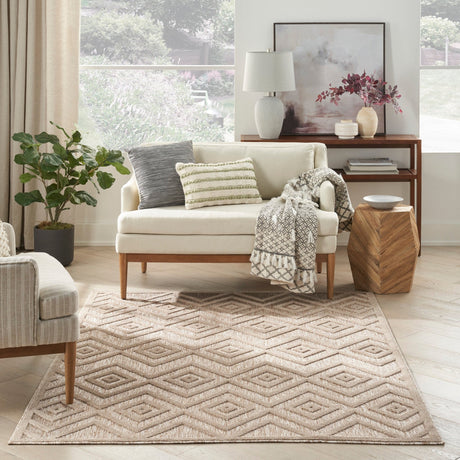 Nourison Versatile Nrv01 Natural Beige Rug - Nourison - 99446043467