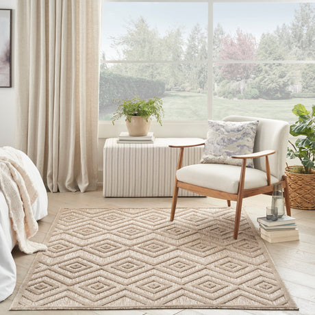 Nourison Versatile Nrv01 Natural Beige Rug - Nourison - 99446043467