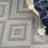 Nourison Versatile Nrv01 Silver Grey Rug - Nourison - 99446043481