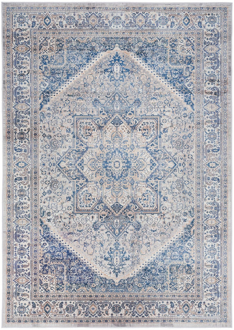 Nourison Vintage Home Vnh01 Beige Blue Rug - Nourison - 99446930705