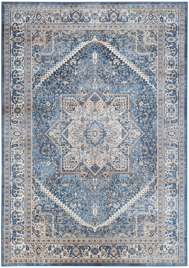 Nourison Vintage Home Vnh01 Blue Rug - Nourison - 99446930811