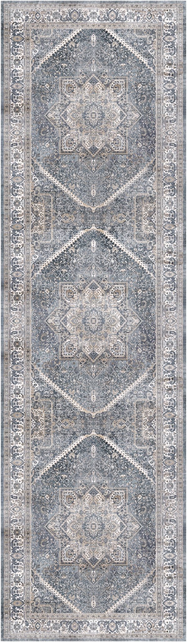 Nourison Vintage Home Vnh01 Blue Rug - Nourison - 99446930842