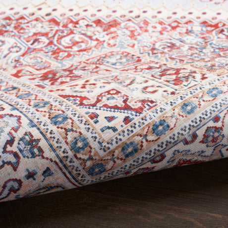 Nourison Vintage Home Vnh01 Ivory Red Rug - Nourison - 99446931559