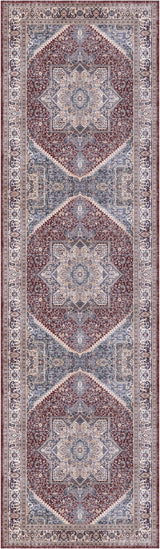 Nourison Vintage Home Vnh01 Red Blue Rug - Nourison - 99446930736