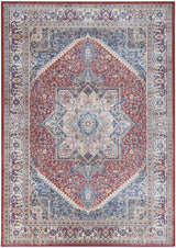 Nourison Vintage Home Vnh01 Red Blue Rug - Nourison - 99446930743