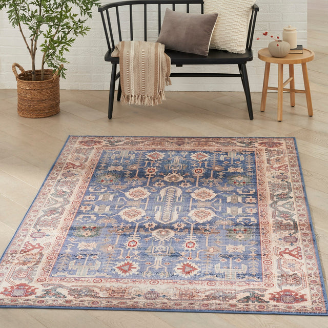 Nourison Vintage Home Vnh02 Blue Rug - Nourison - 99446930859