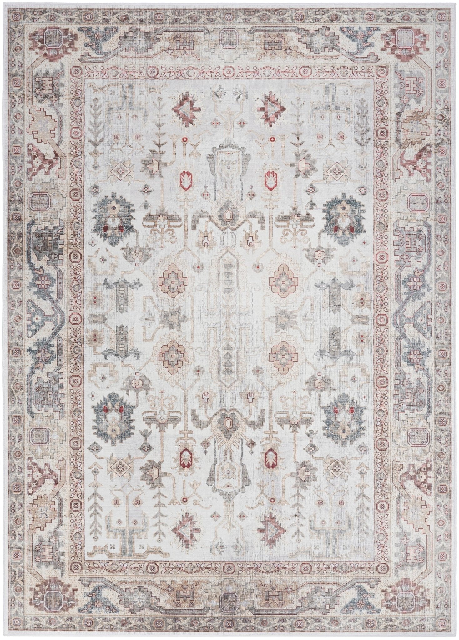 Nourison Vintage Home Vnh02 Ivory Rug - Nourison - 99446931641