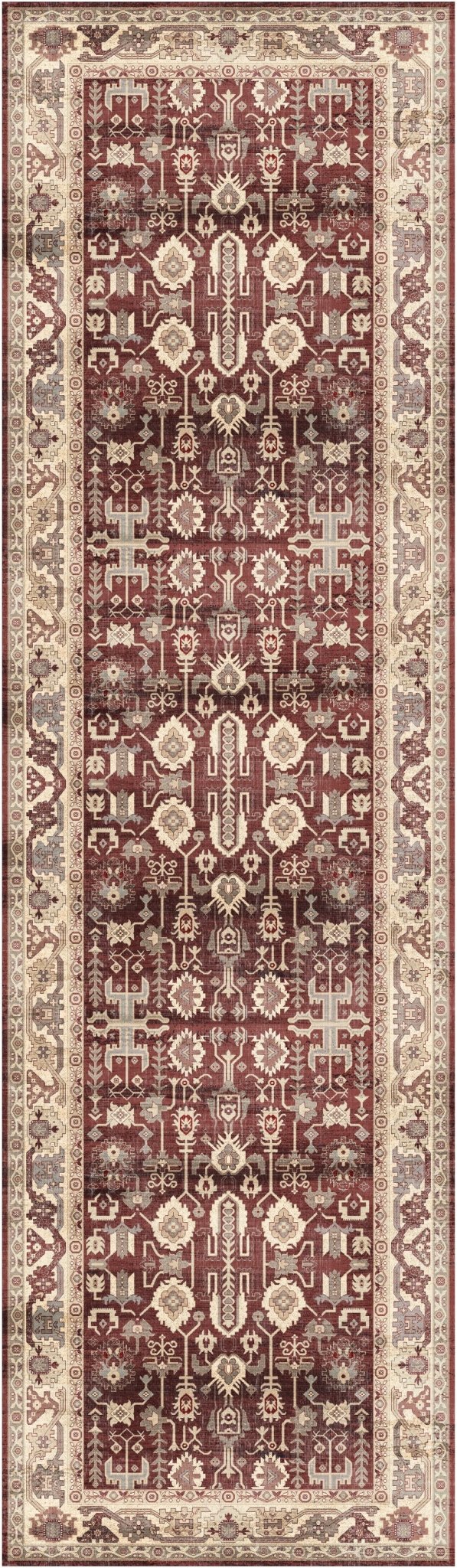 Nourison Vintage Home Vnh02 Red Rug - Nourison - 99446931894