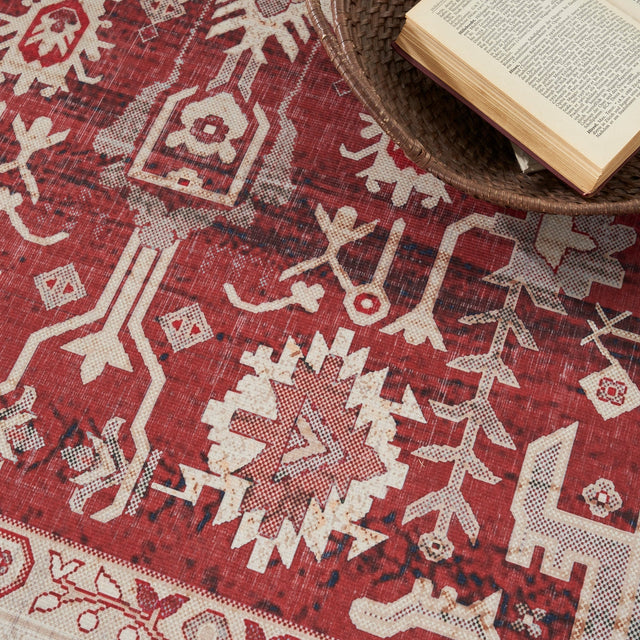 Nourison Vintage Home Vnh02 Red Rug - Nourison - 99446931894