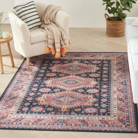 Nourison Vintage Home Vnh03 Navy Rug - Nourison - 99446931702