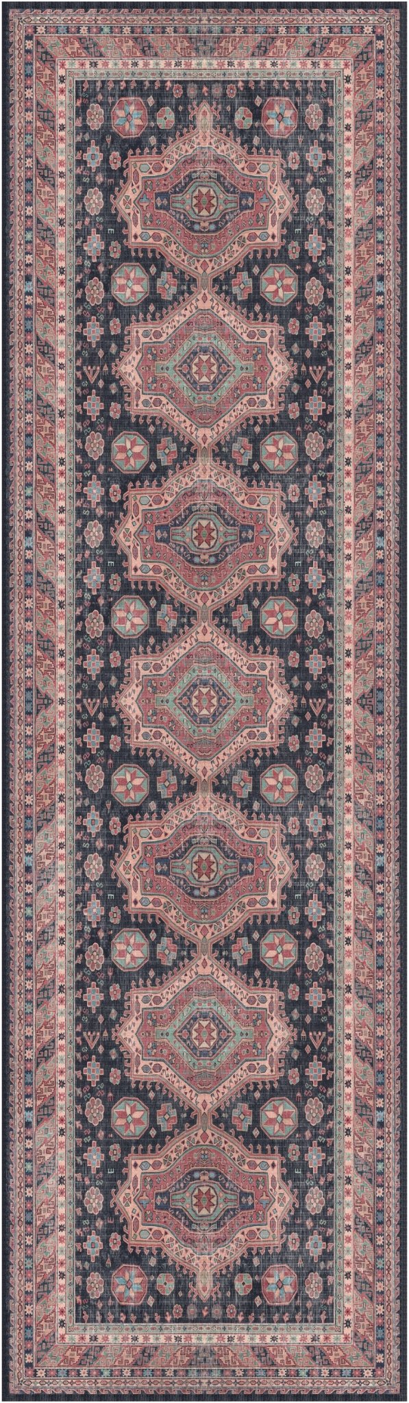 Nourison Vintage Home Vnh03 Navy Rug - Nourison - 99446931719