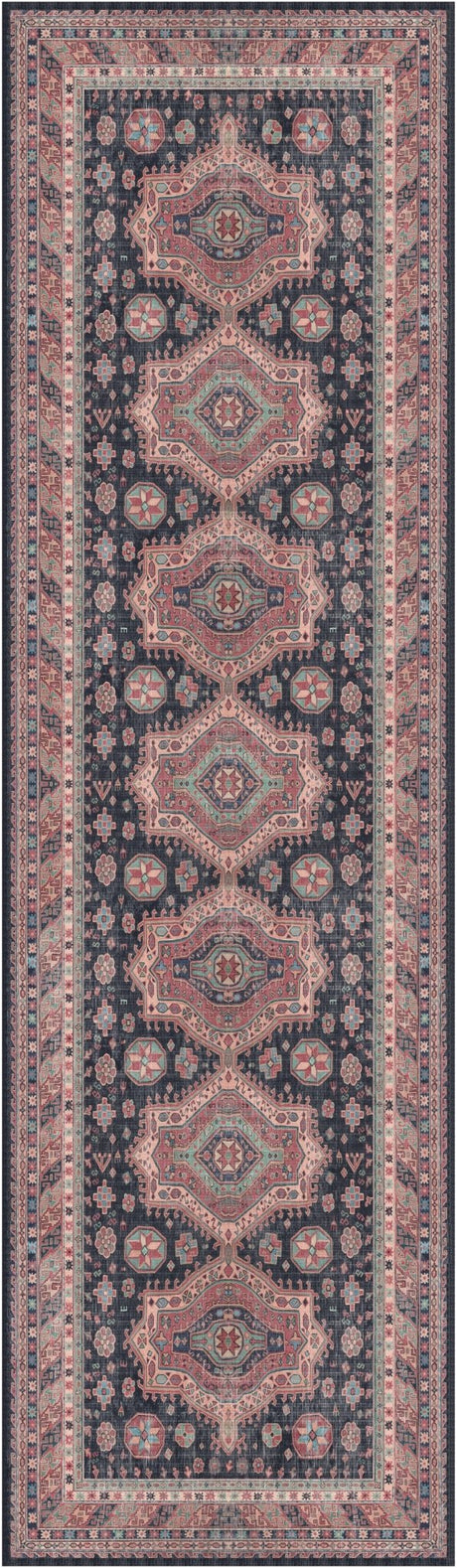 Nourison Vintage Home Vnh03 Navy Rug - Nourison - 99446931719