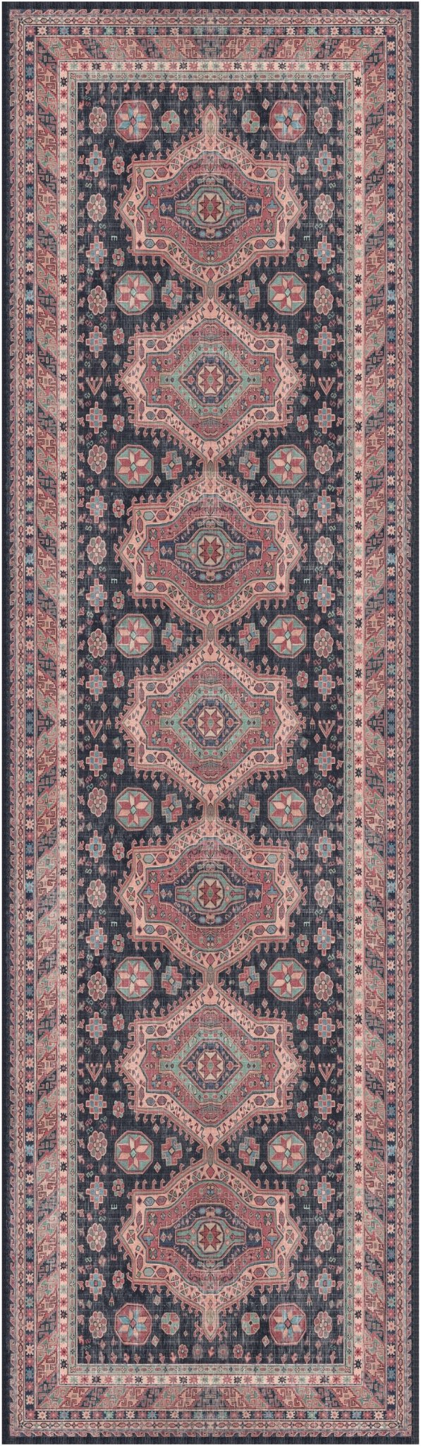 Nourison Vintage Home Vnh03 Navy Rug - Nourison - 99446931719