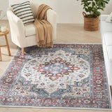 Nourison Vintage Home Vnh04 Ivory Red Rug - Nourison - 99446931726