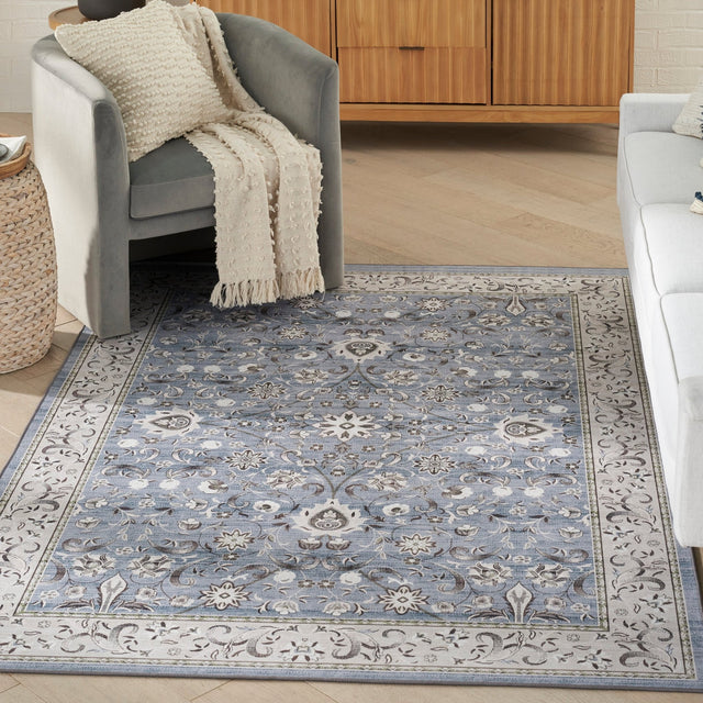 Nourison Vintage Home Vnh05 Blue Rug - Nourison - 99446931818