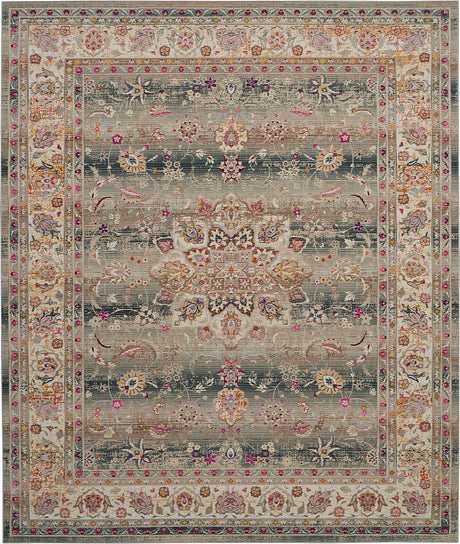 Nourison Vintage Kashan Vka01 Grey Rugs - Nourison - 99446455055