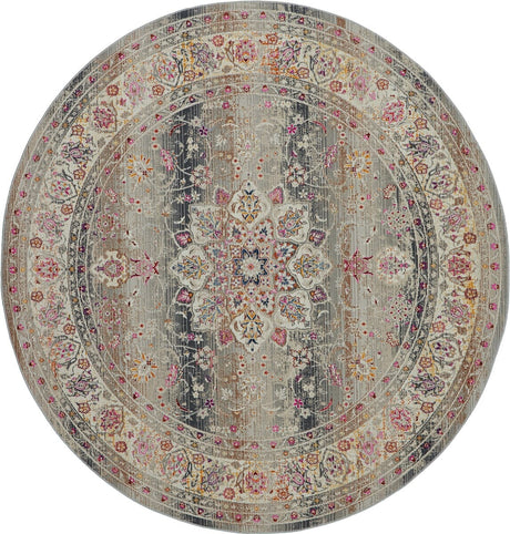 Nourison Vintage Kashan Vka01 Grey Rugs - Nourison - 99446455055