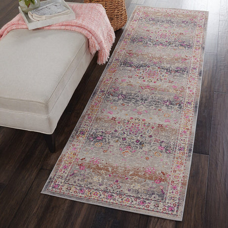 Nourison Vintage Kashan Vka01 Grey Rugs - Nourison - 99446455055