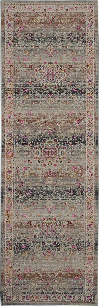 Nourison Vintage Kashan Vka01 Grey Rugs - Nourison - 99446455079