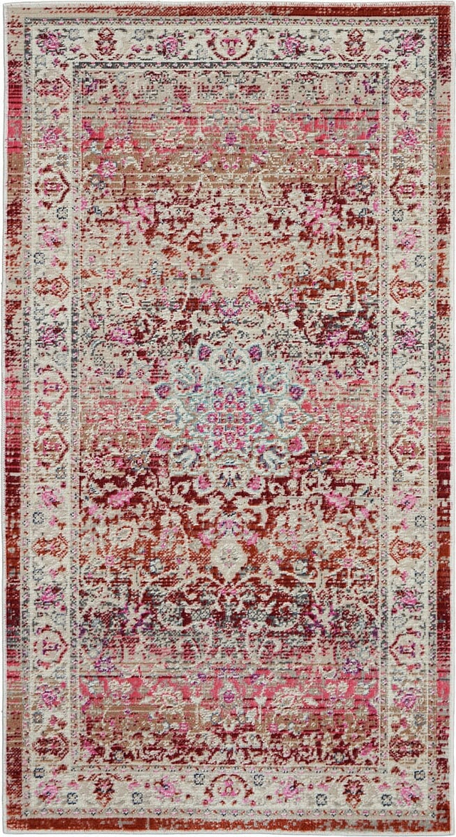 Nourison Vintage Kashan Vka01 Red Rugs - Nourison - 99446455161