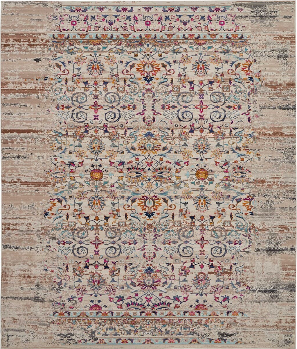 Nourison Vintage Kashan Vka02 Ivory Rugs - Nourison - 99446455406