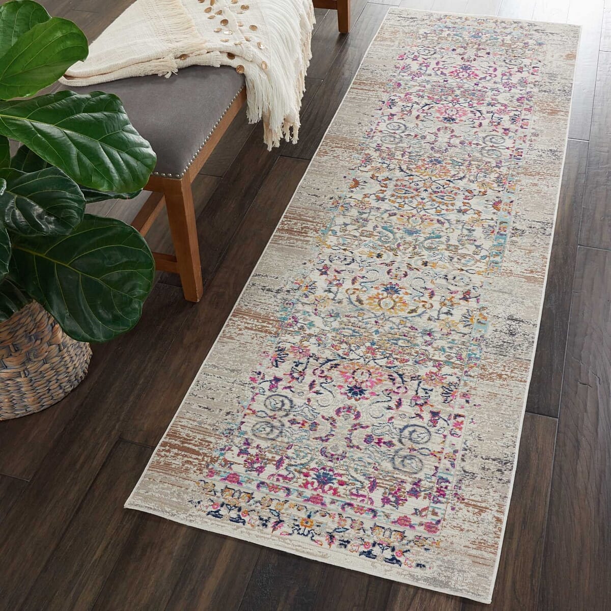 Nourison Vintage Kashan Vka02 Ivory Rugs - Nourison - 99446455406