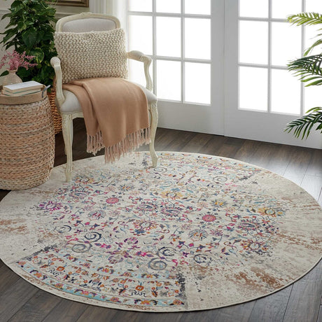 Nourison Vintage Kashan Vka02 Ivory Rugs - Nourison - 99446455406