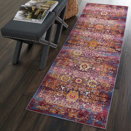 Nourison Vintage Kashan Vka03 Red / Multicolor Rugs - Nourison - 99446455512