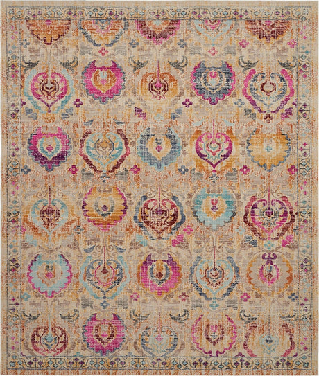 Nourison Vintage Kashan Vka04 Ivory / Multicolor Rugs - Nourison - 99446455635