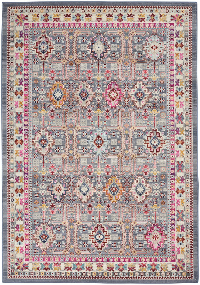 Nourison Vintage Kashan Vka05 Grey/Multi Rugs - Nourison - 99446811899