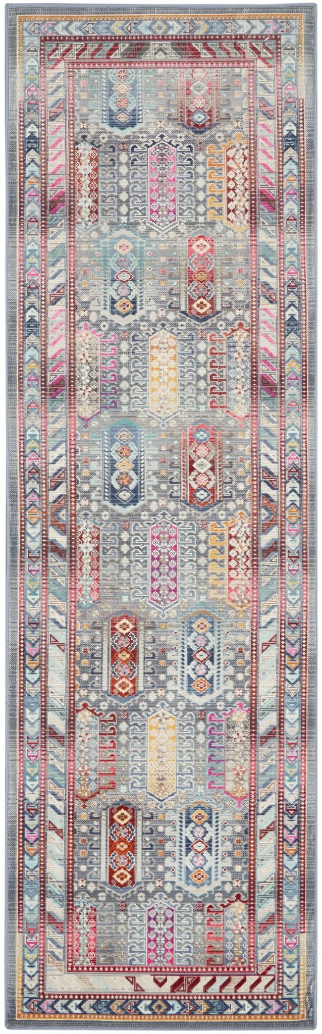 Nourison Vintage Kashan Vka06 Grey/Multi Rugs - Nourison - 99446811912