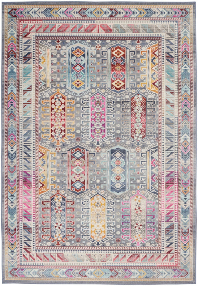 Nourison Vintage Kashan Vka06 Grey/Multi Rugs - Nourison - 99446811943