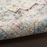 Nourison Vintage Kashan Vka07 Ivory Blue Rugs - Nourison - 99446812070
